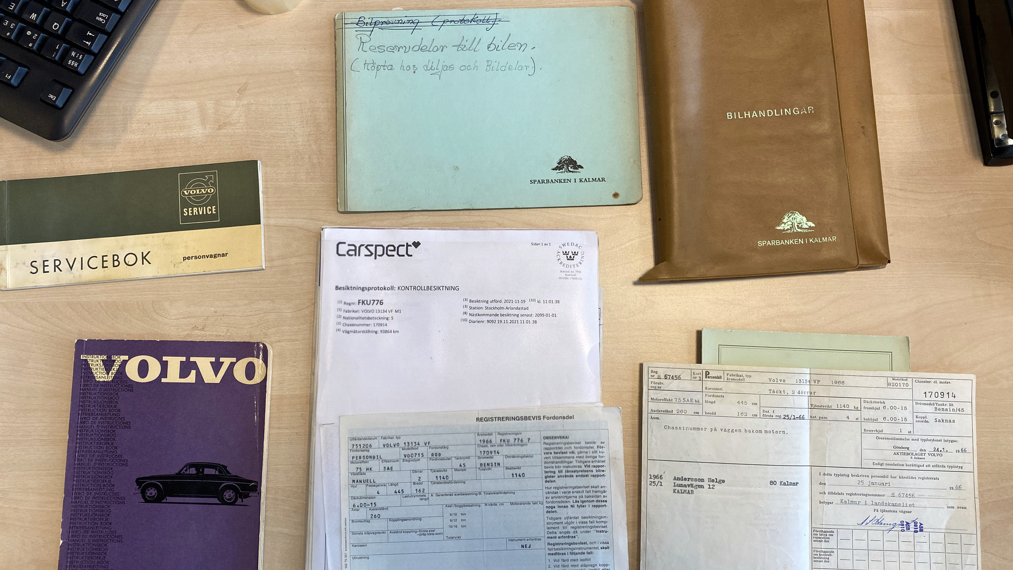 Documentation for 1966 Volvo Amazon (1)