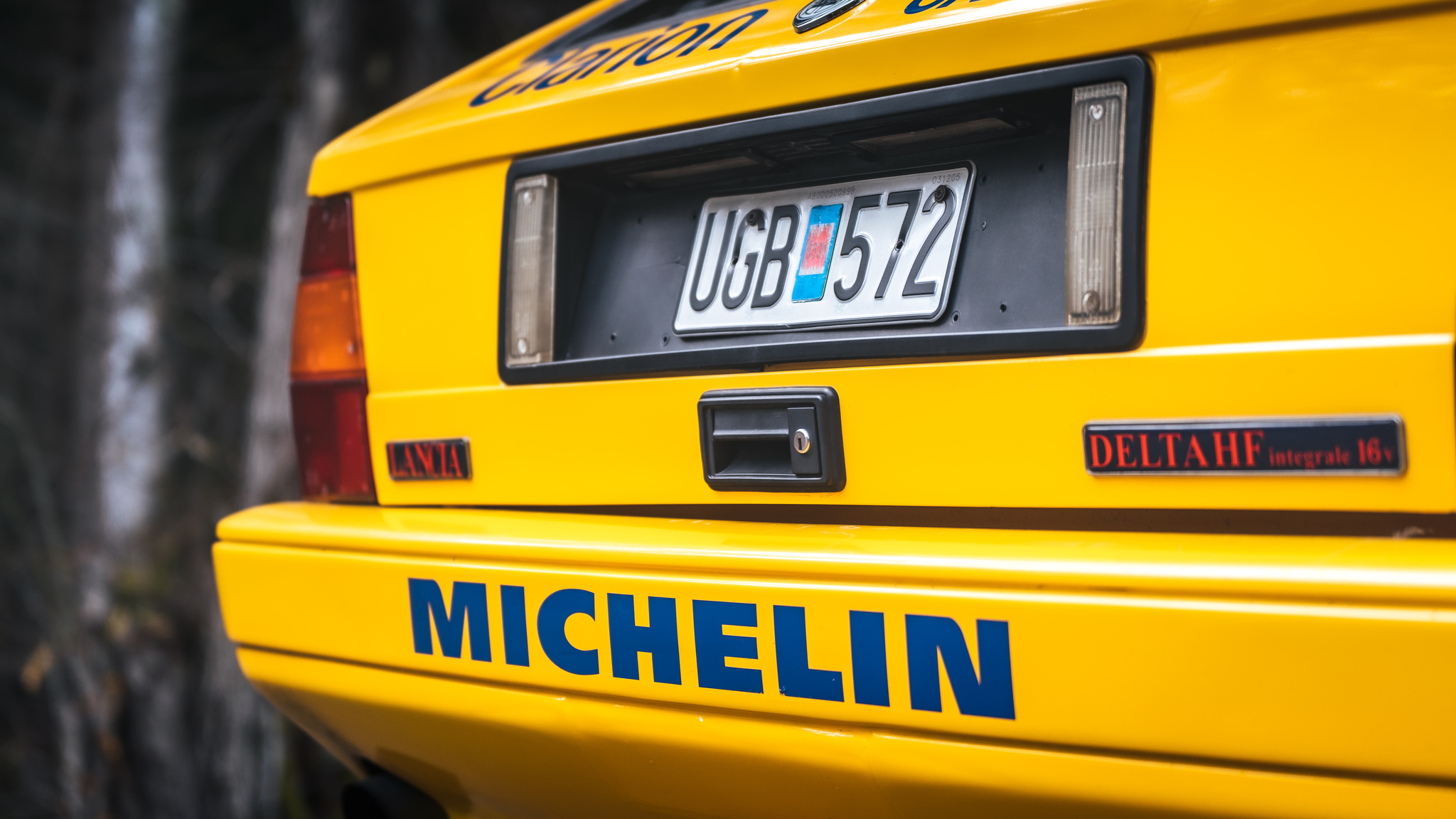 Exteriörbild på 1990 Lancia Delta Integrale 16V Per Eklund Replica
