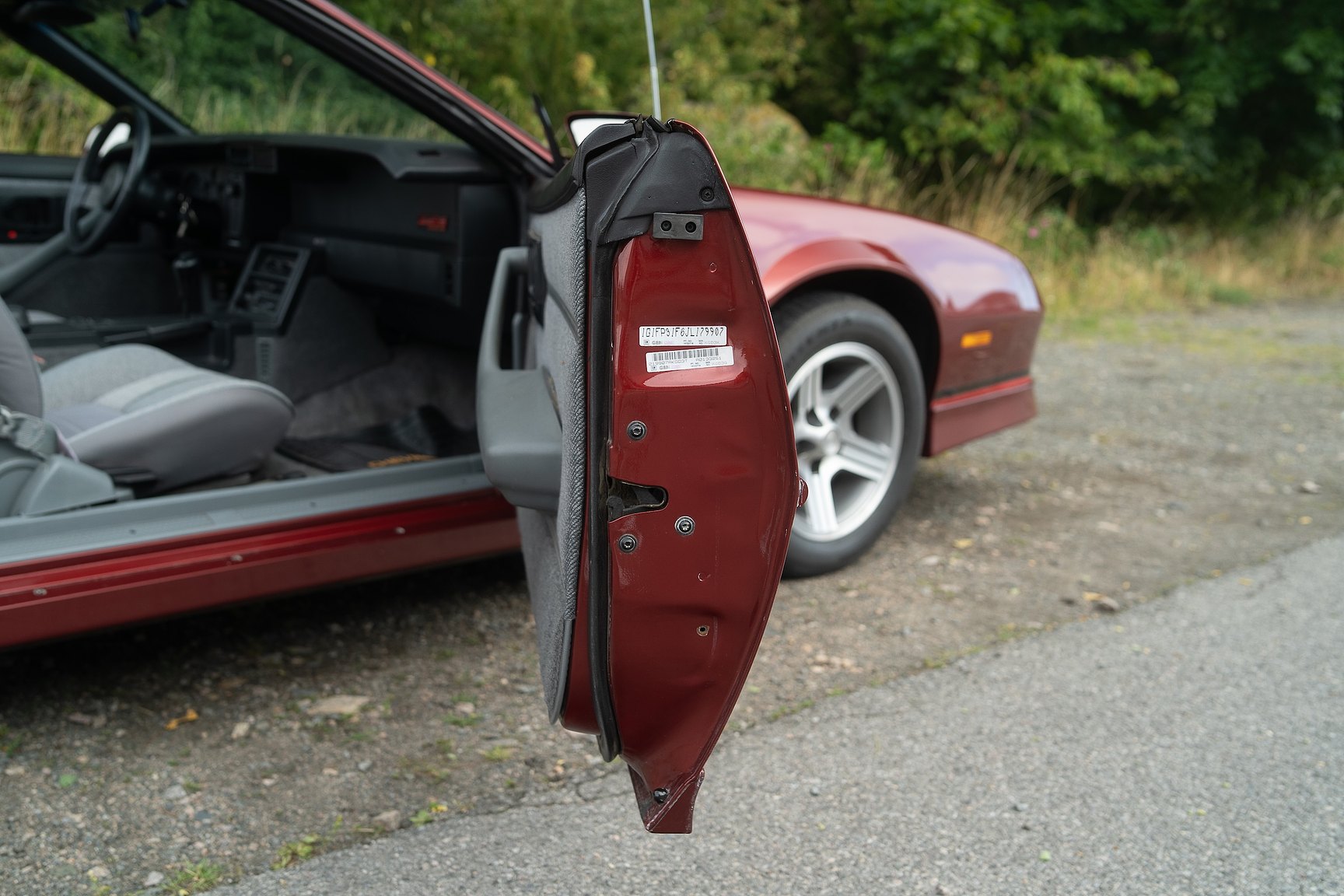 Interiörbild 1988 Chevrolet Camaro Z28 Iroc-Z Convertible