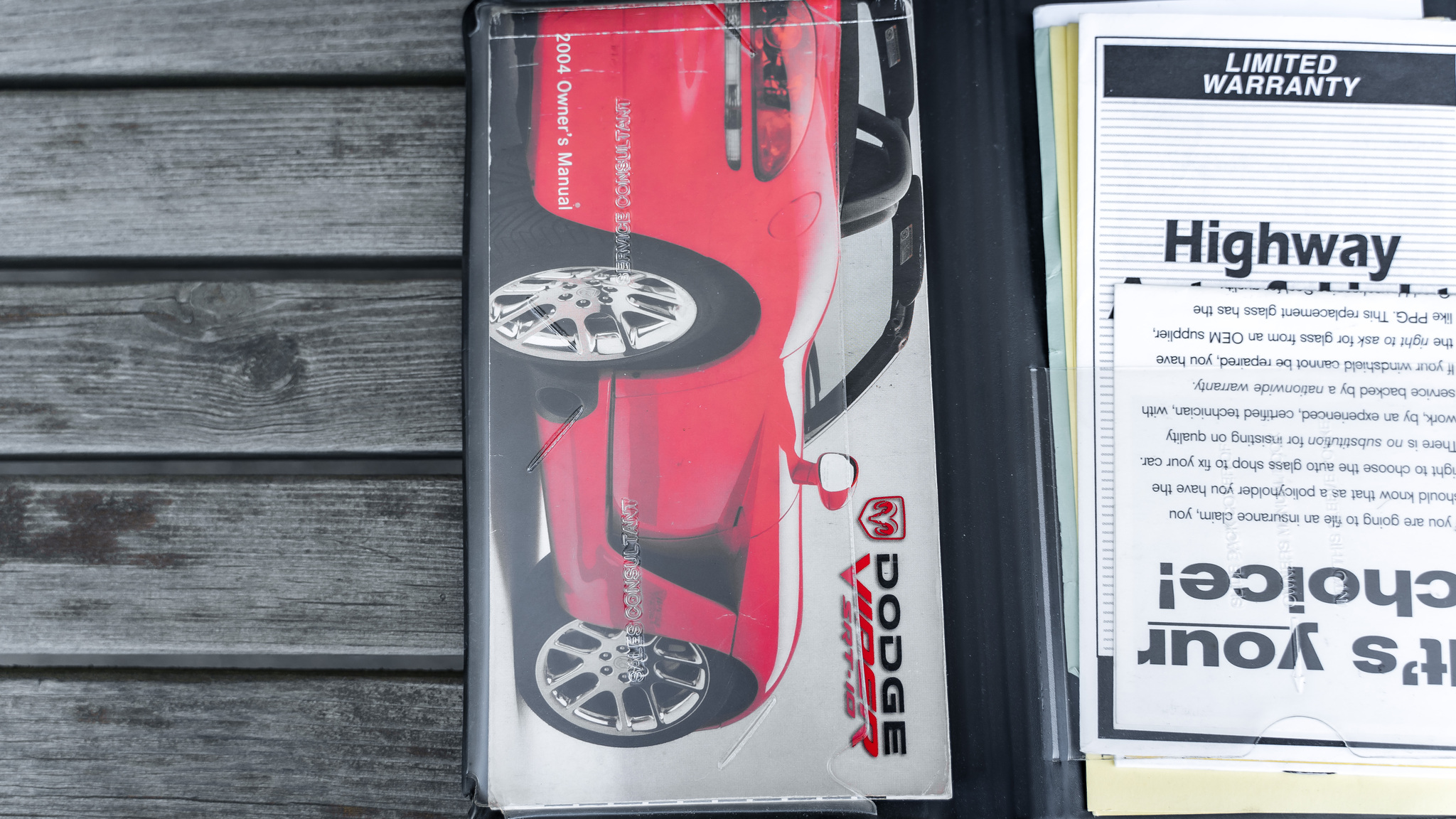 Dokumentation för 2004 Dodge Viper Mamba Edition
