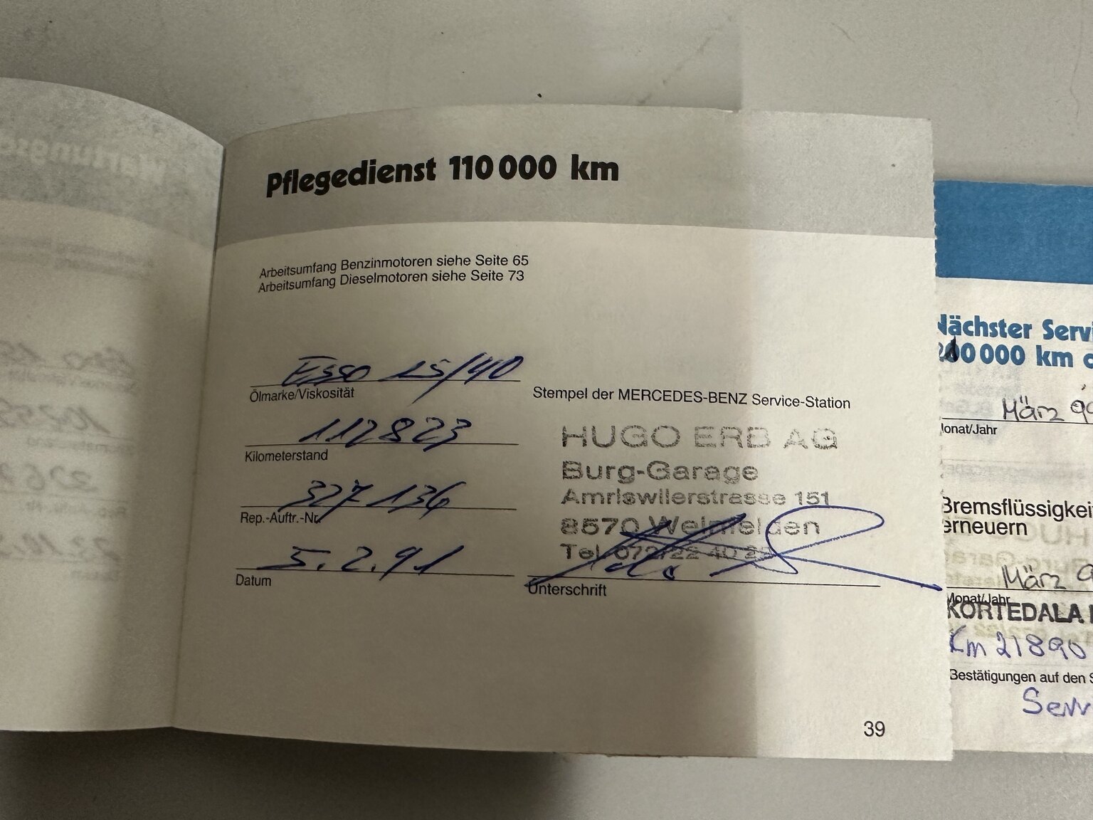 Dokumentation, 1986 Mercedes-Benz 500 SEC (16)