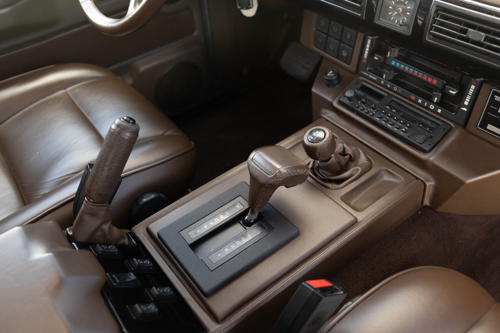 Innenraumfoto von 1991 Range Rover Restomod