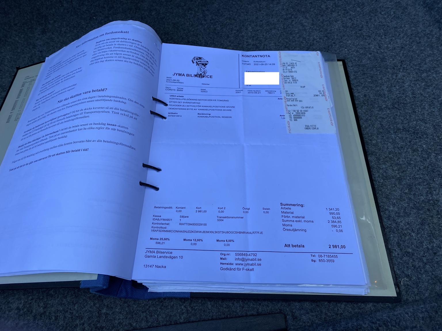 Dokumentation, 2001 BMW E46 325 Cabriolet (16)