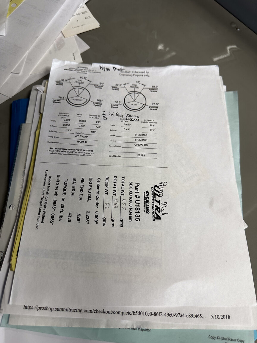 Documentation for 1968 Chevrolet Chevelle PRO Street (37)