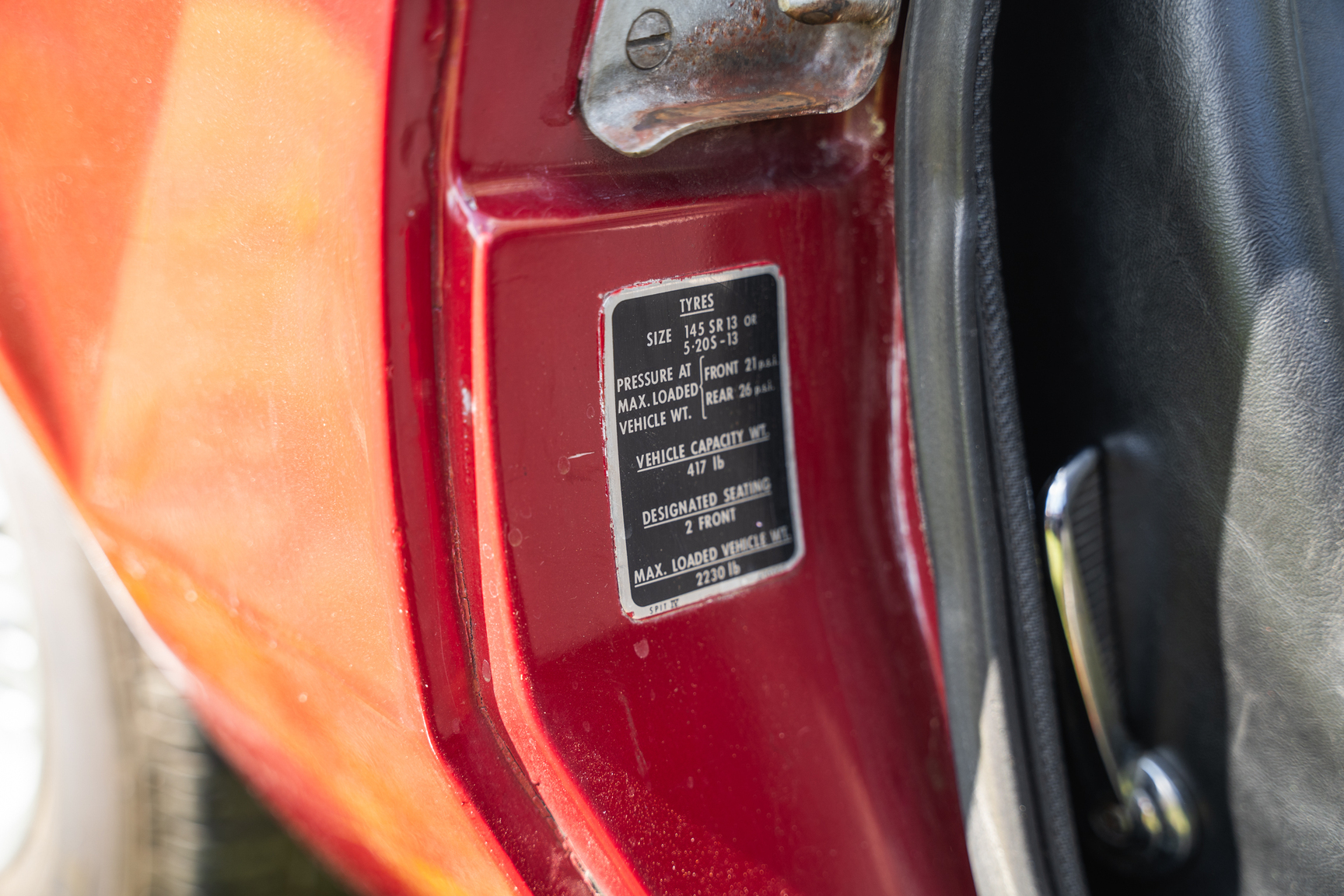 Interior image of 1971 Triumph Spitfire MK4 (14)