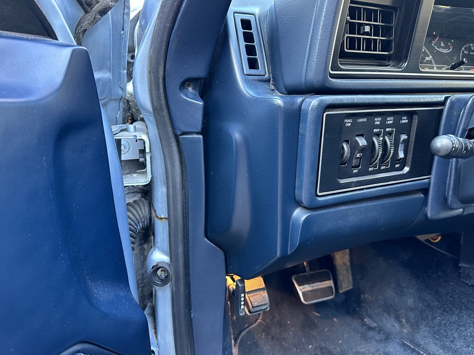 Interiörbild 1987 Lincoln Mark VII LSC