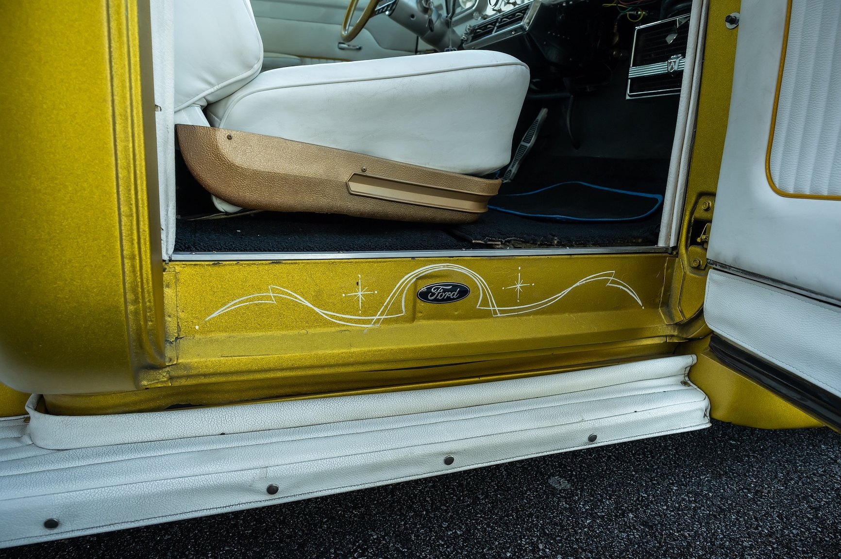 Interiörbild 1955 Ford F-100 Kustom