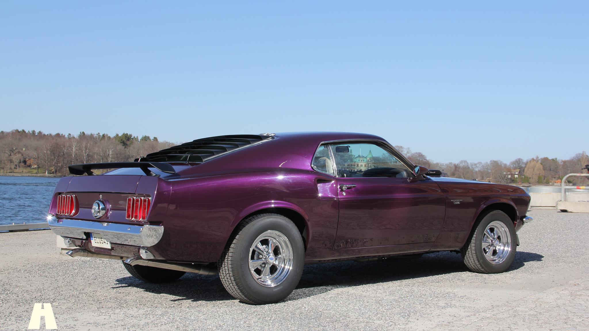 Exteriörbild på 1969 Ford Mustang Mach 1 (5)