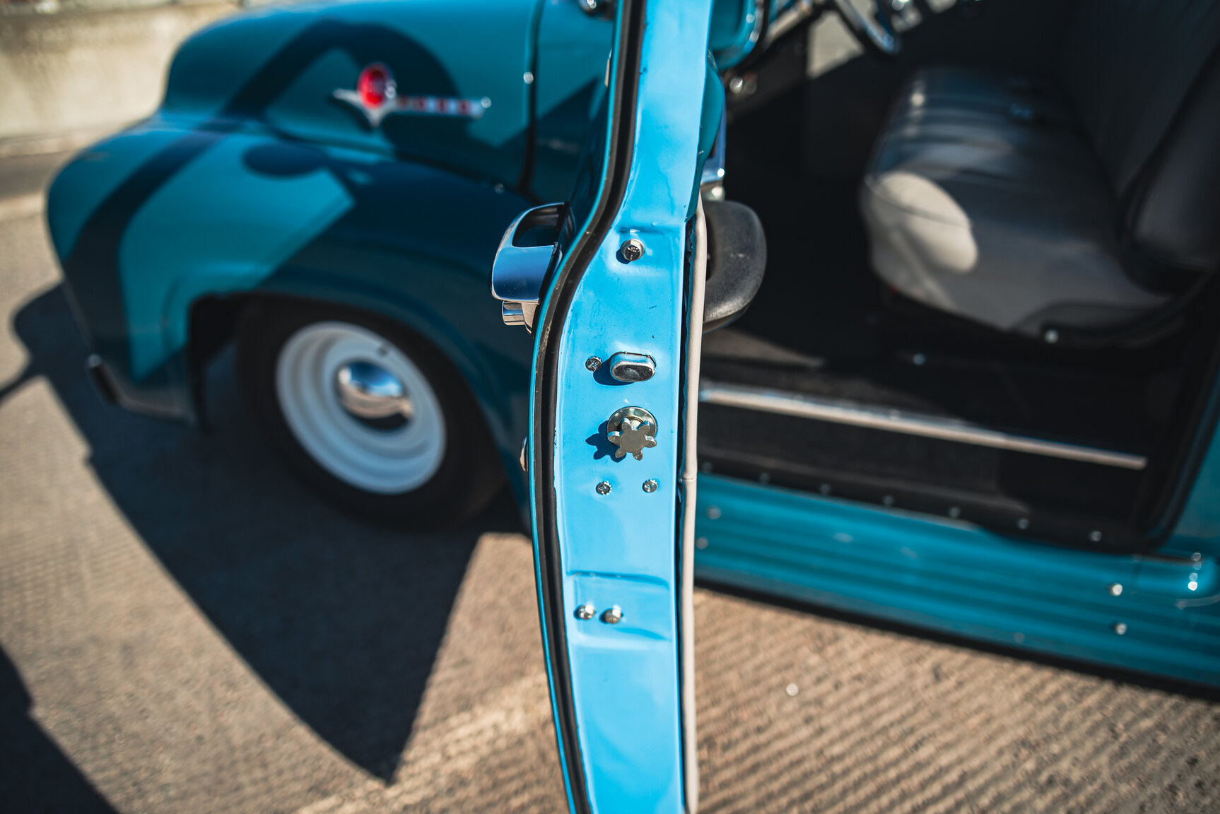 Interiörbild 1956 FORD F100 Electric