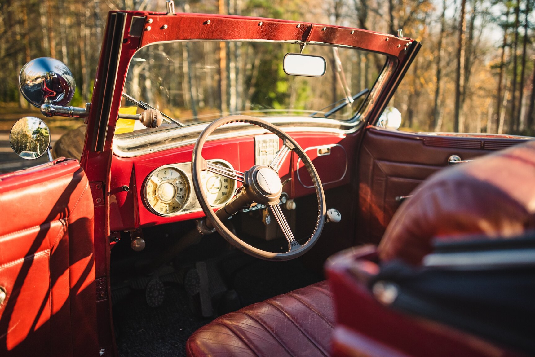 Interior image of 1938 Dodge Six Convertible Coupé