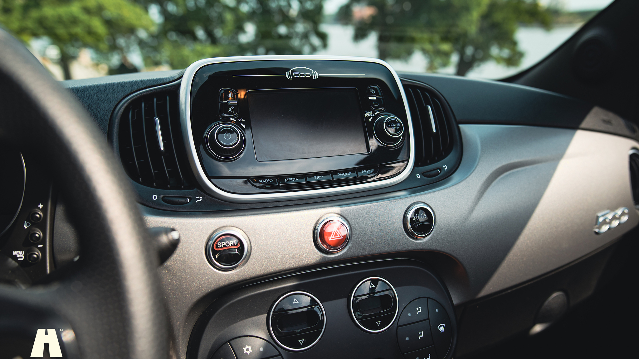Interiörbild 2018 Abarth 595 Turismo CAB