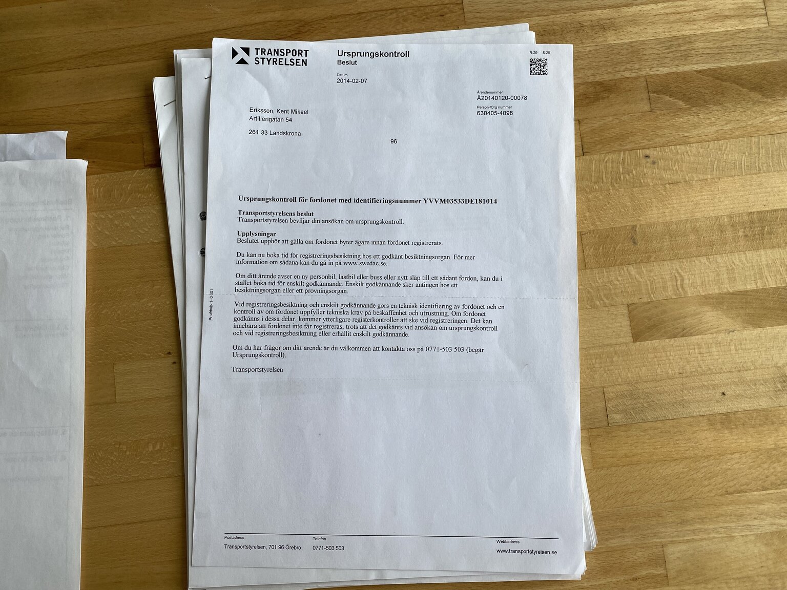 Dokumentation, 2014 Harley Davidson Custom