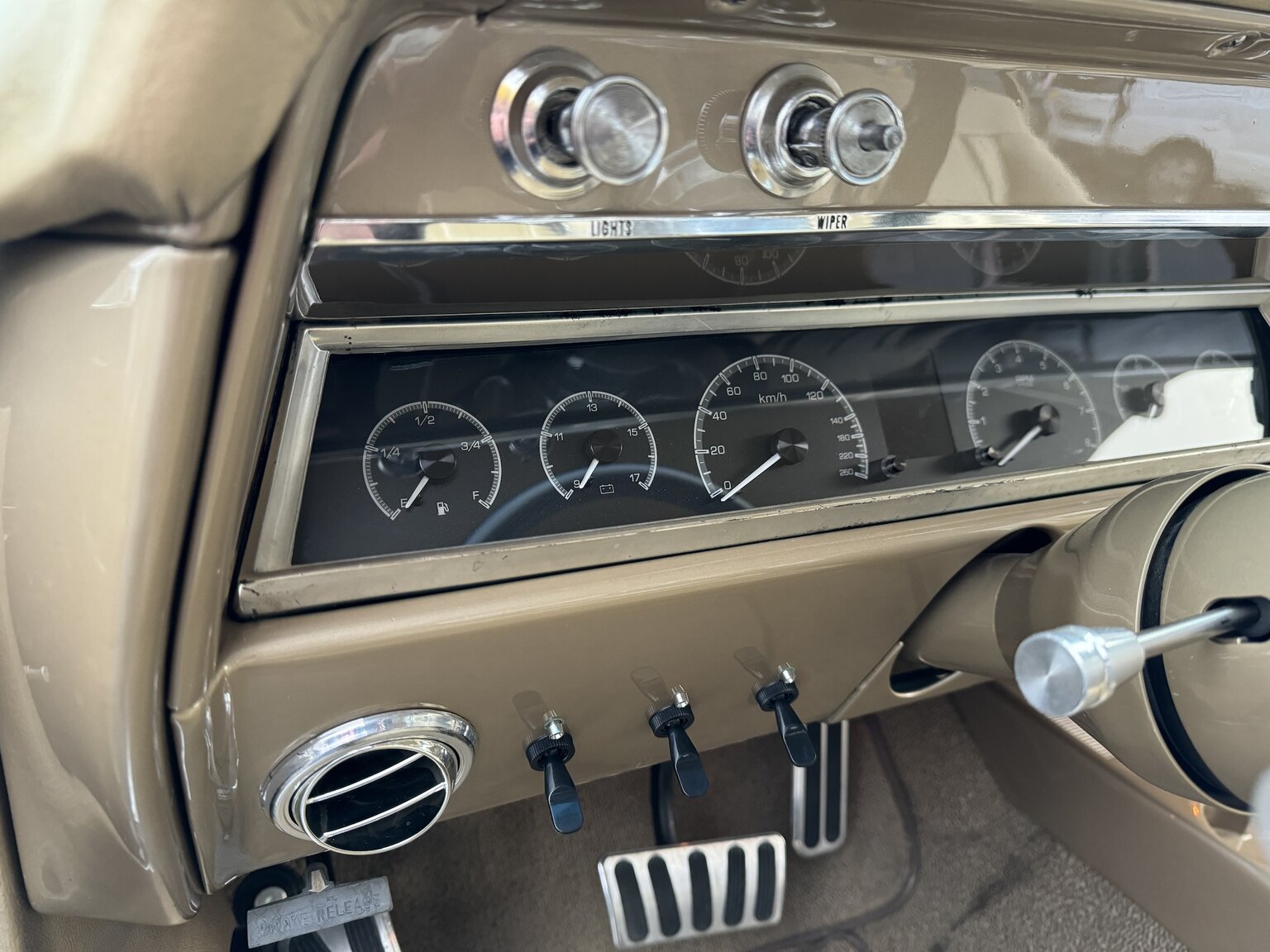 Interiörbild 1966 Chevrolet Chevelle Pro-touring