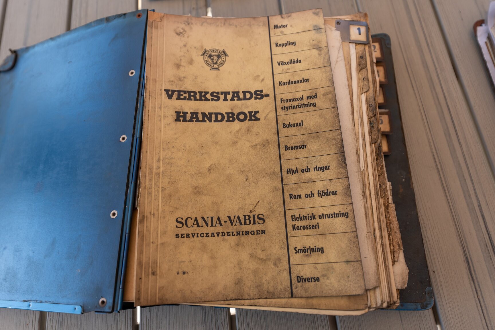 Dokumentation, 1956 Scania Vabis L71