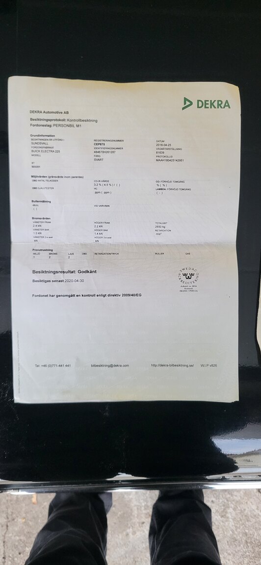 Documentation for 1970 Buick Electra 225