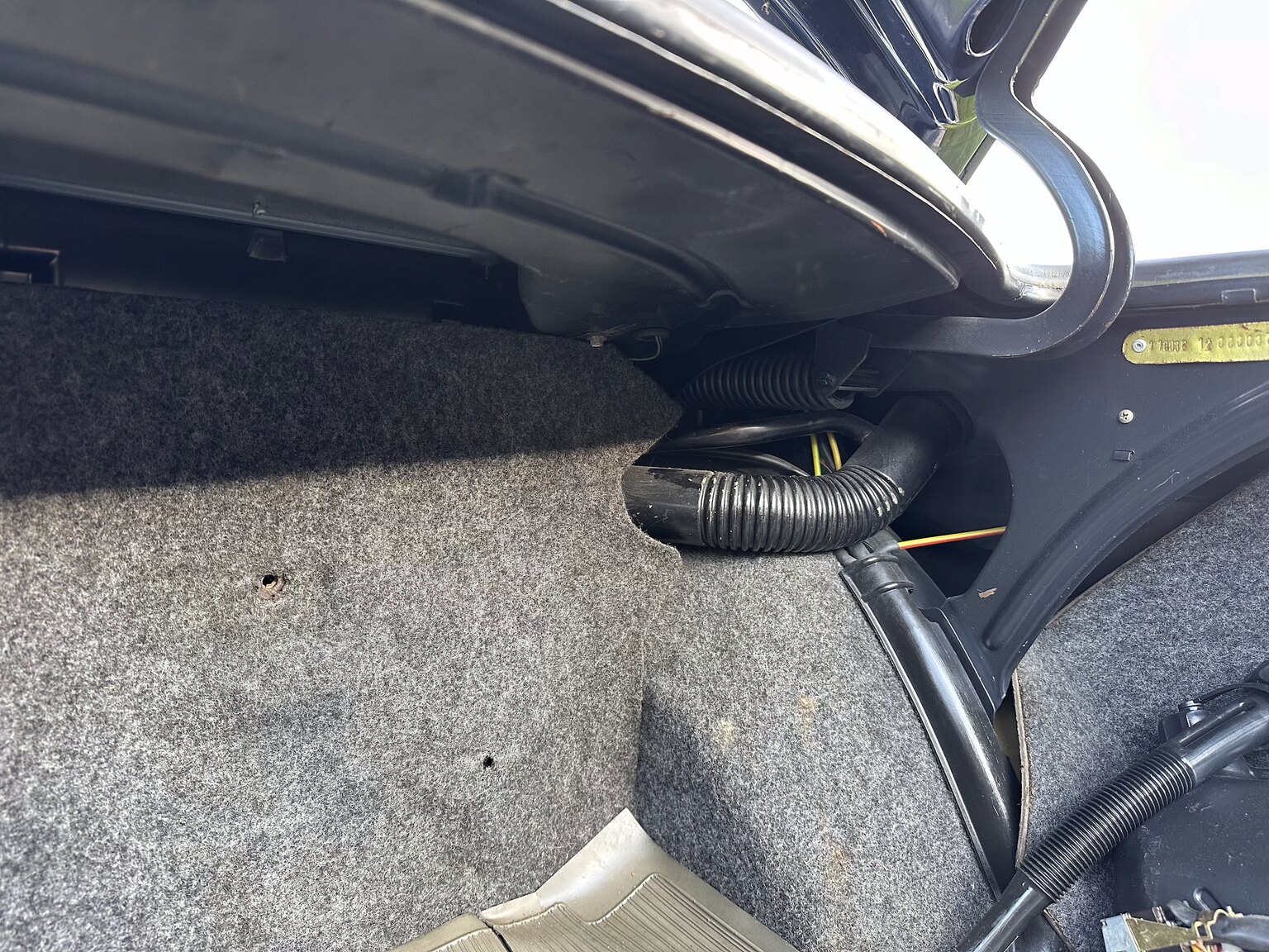 Interiörbild 1975 Mercedes-Benz 450 SEL 6.9 Bepansrad 