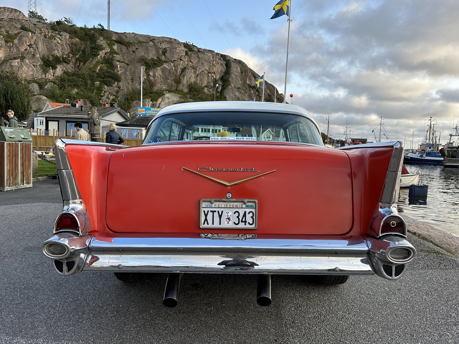 Exteriörbild på 1957 Chevrolet Bel Air (12)
