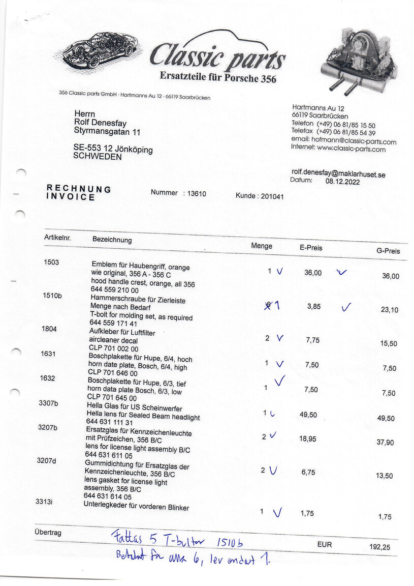 Documentation for 1964 Porsche 356 C (41)