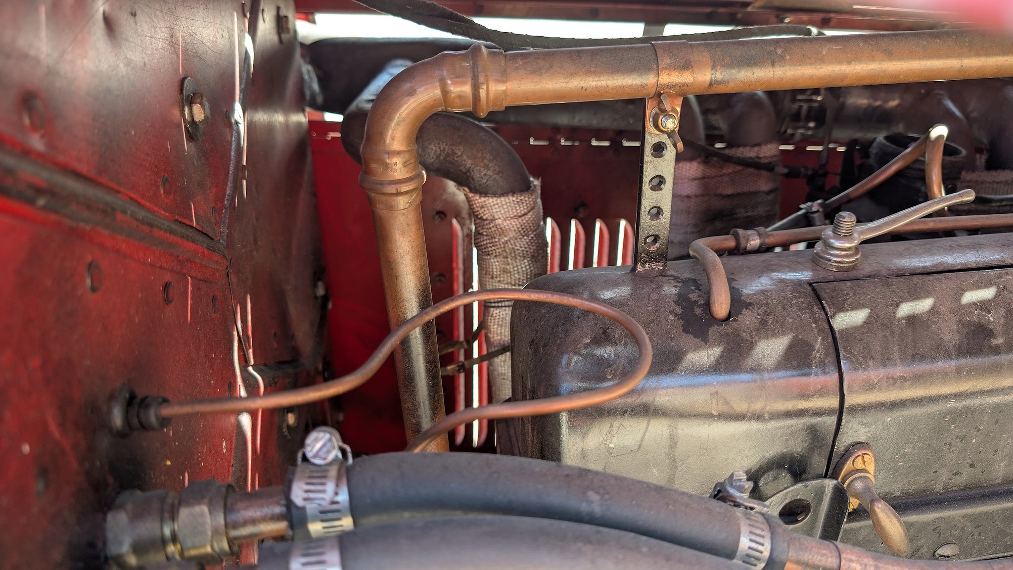 Image of 1929 FIAT 321C (521c) "Flying Fiona" mechanics
