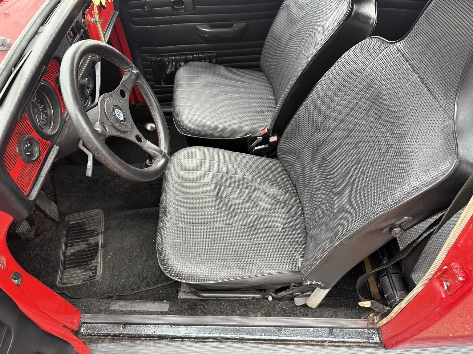 Interiörbild 1972 Volkswagen Beetle 1302 S