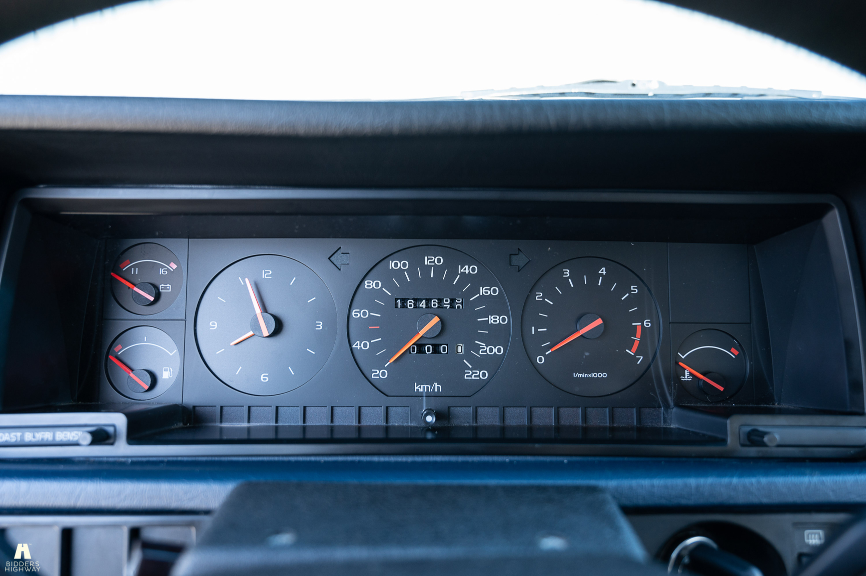 Interiörbild 1988 Volvo 740 GL (14)