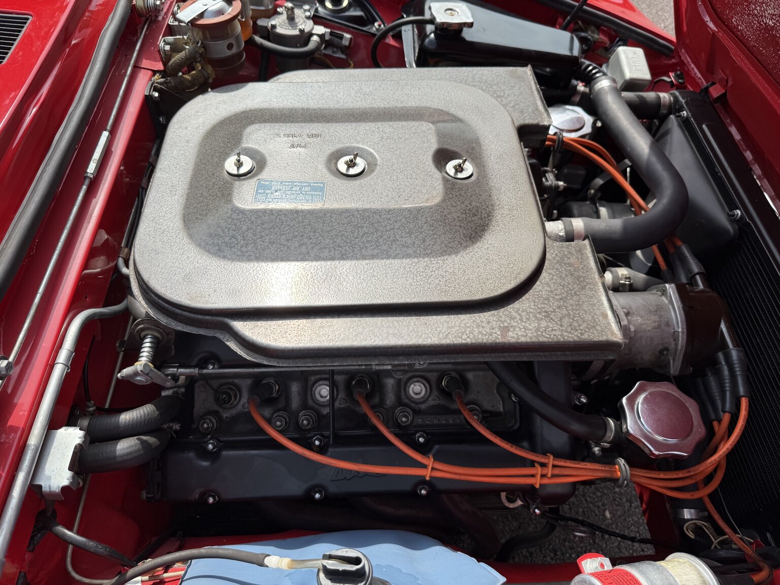 Image of 1968 Fiat Dino Spider mechanics