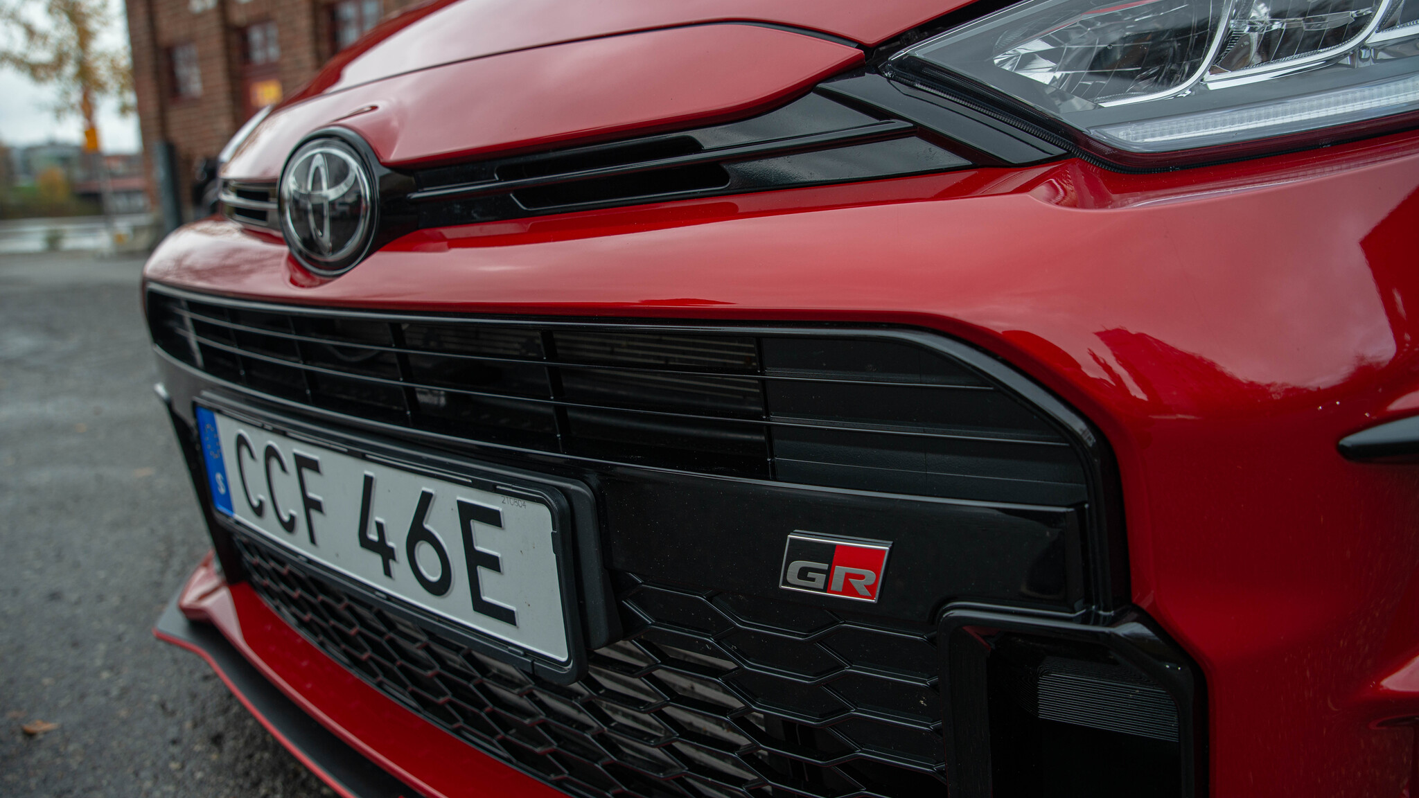 Exteriörbild på 2021 Toyota GR Yaris 
