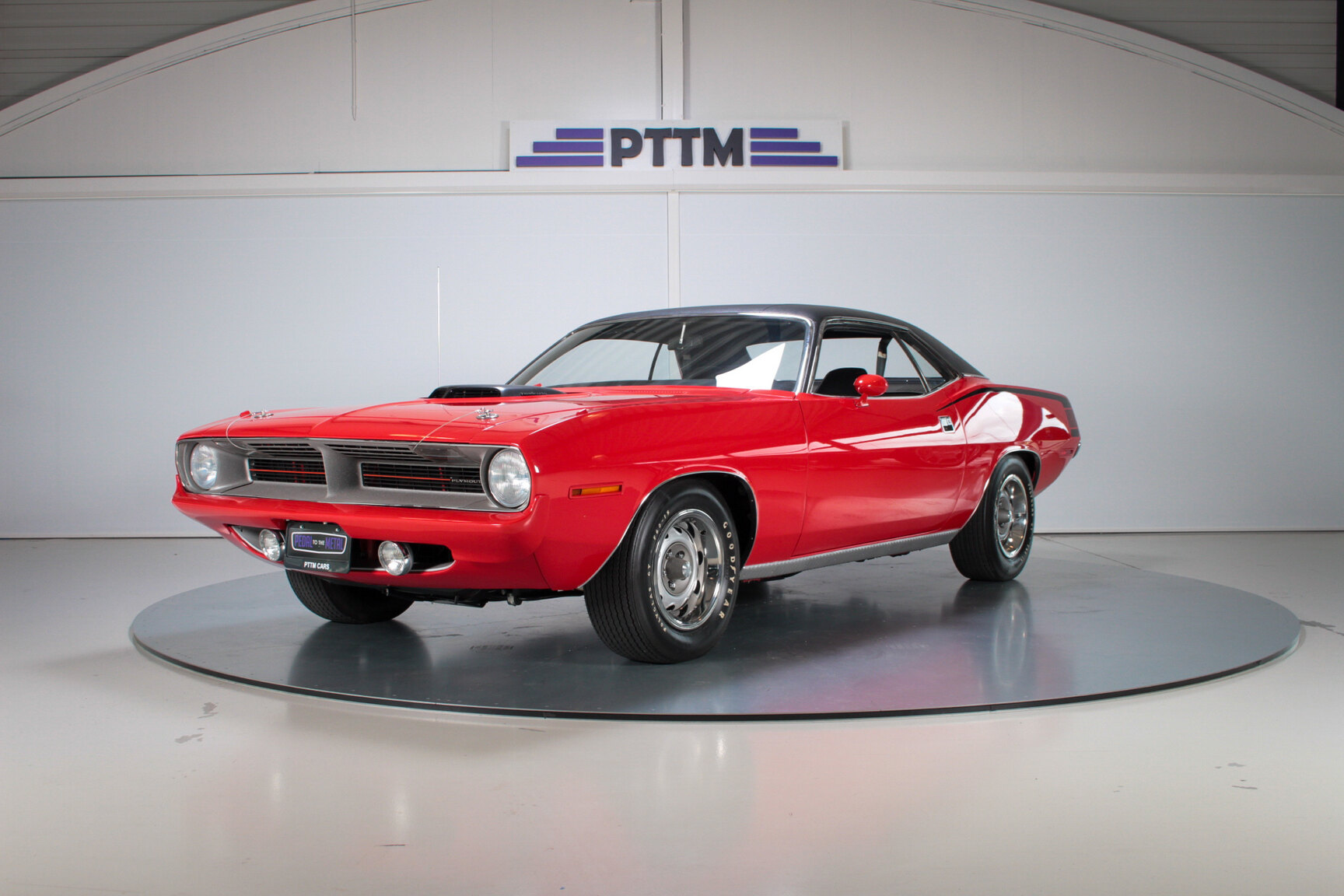 Exteriörbild på 1970 Plymouth Hemi Cuda