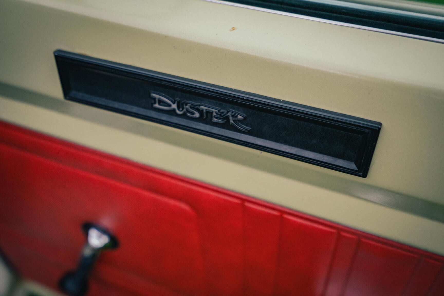 Innenraumfoto von 1972 Plymouth Duster 360