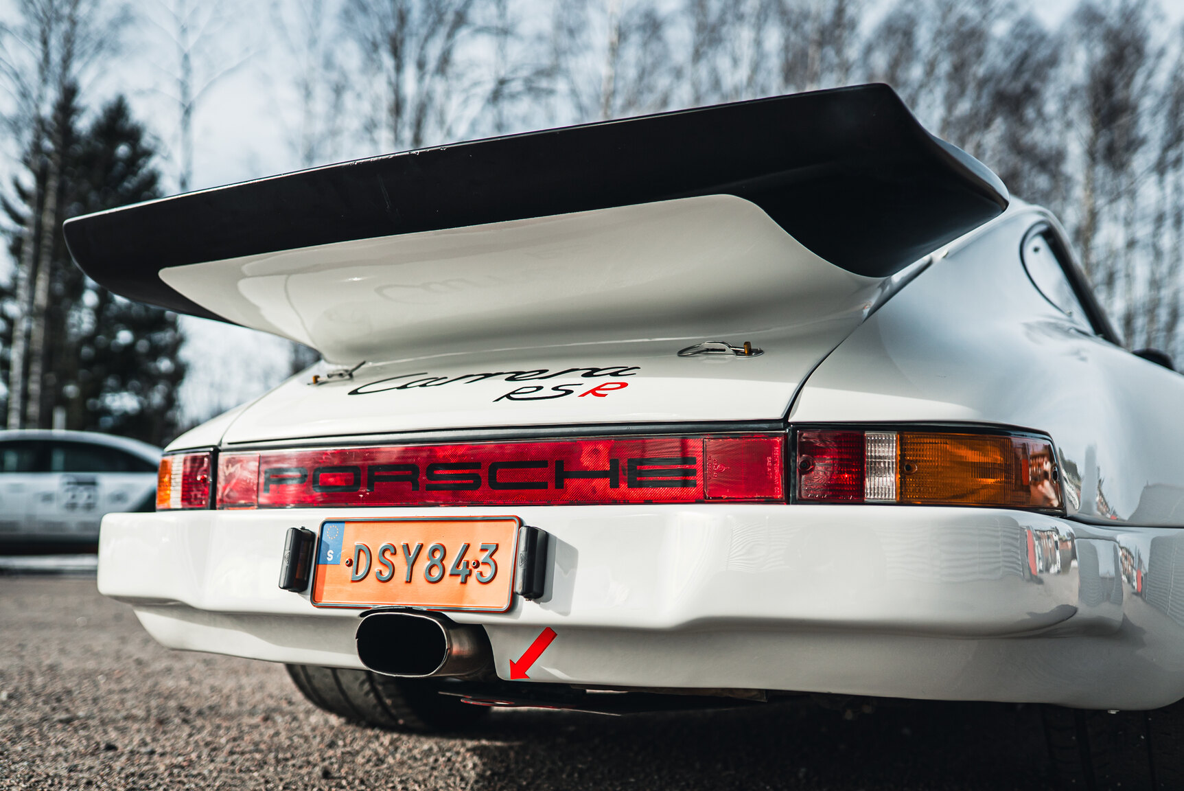 Exteriörbild på 1977 Porsche 911 RSR Rallycar