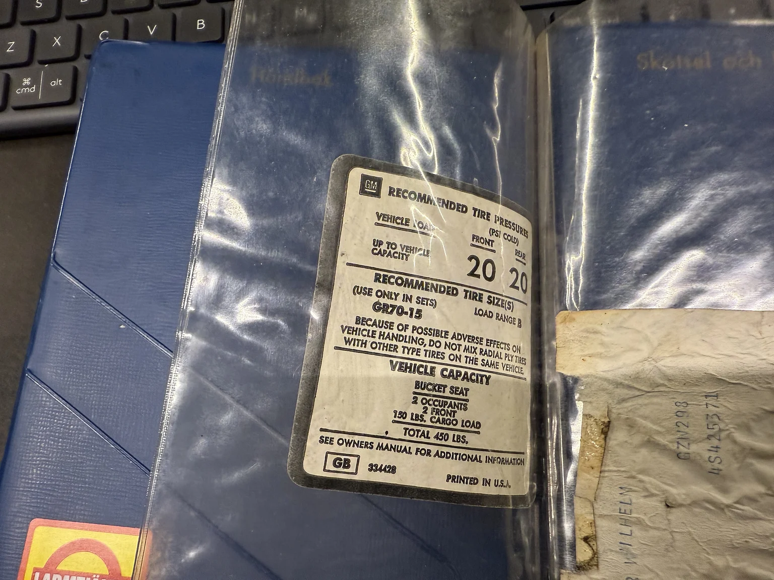 Dokumentation, 1974 Chevrolet Corvette Stingray