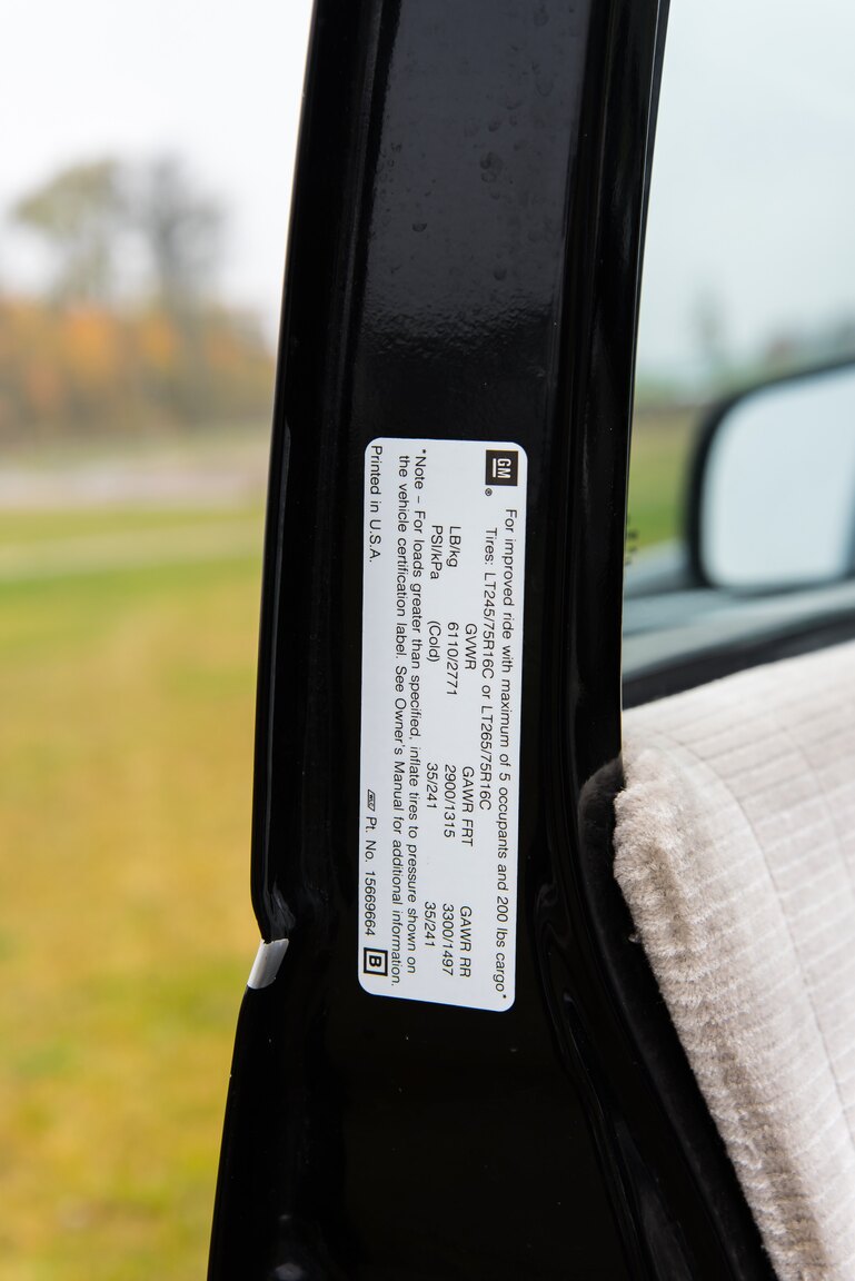 Interiörbild 1992 GMC Yukon SLE Z 71