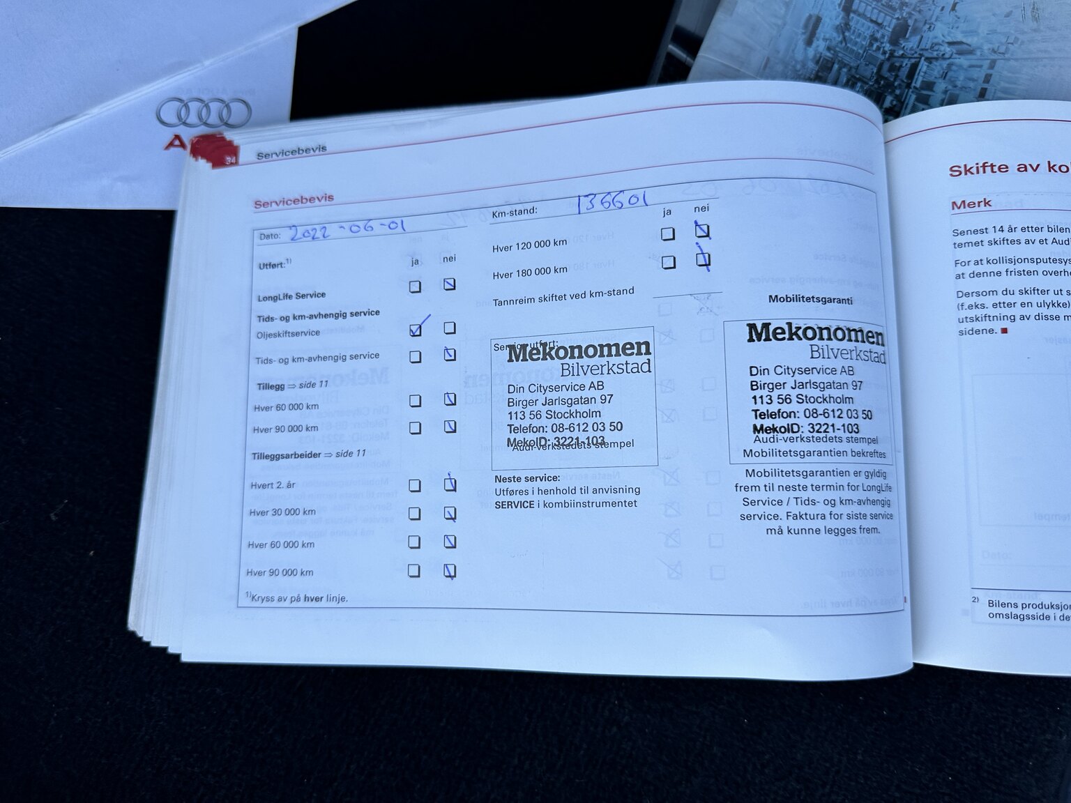Documentation for 2003  Audi RS6 C5