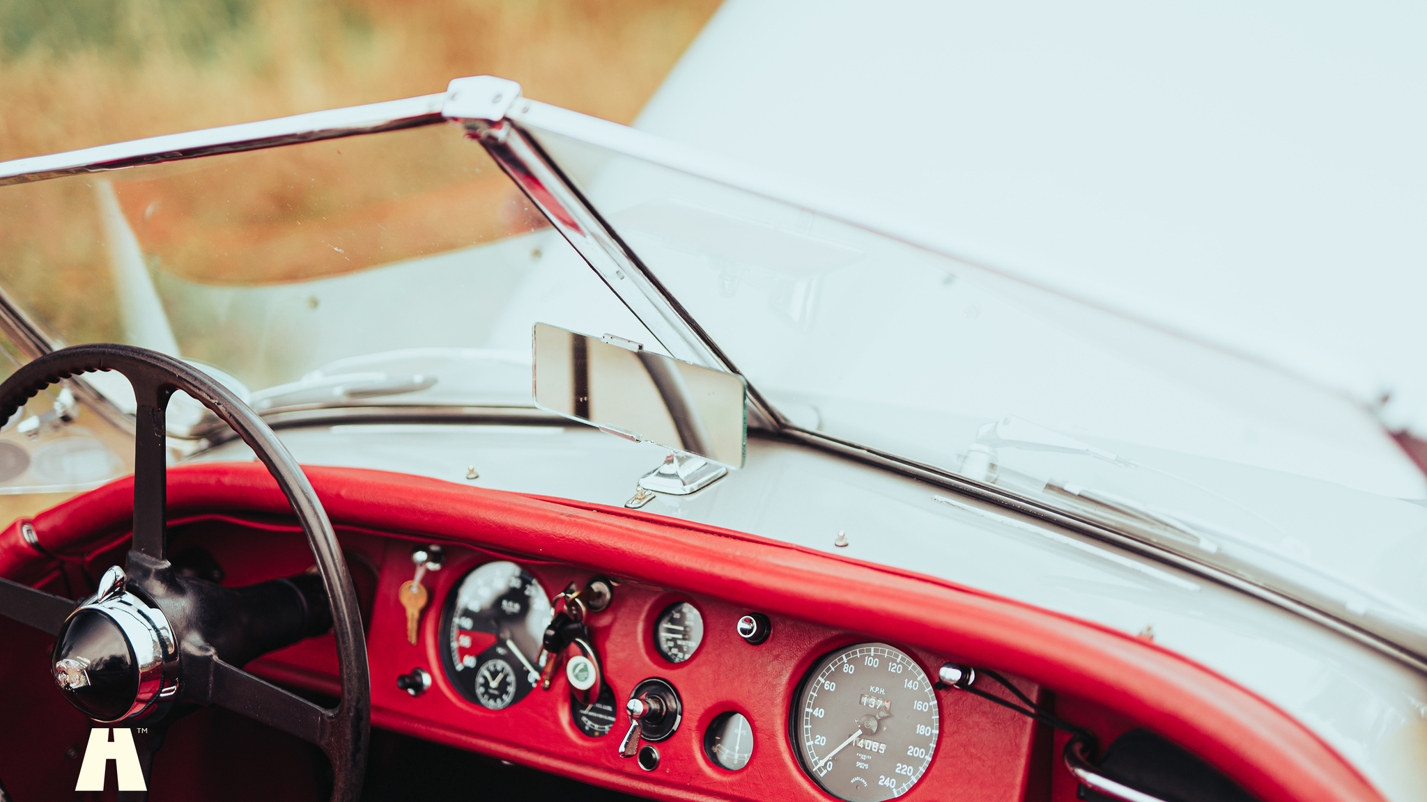 Innenraumfoto von 1951 Jaguar XK120