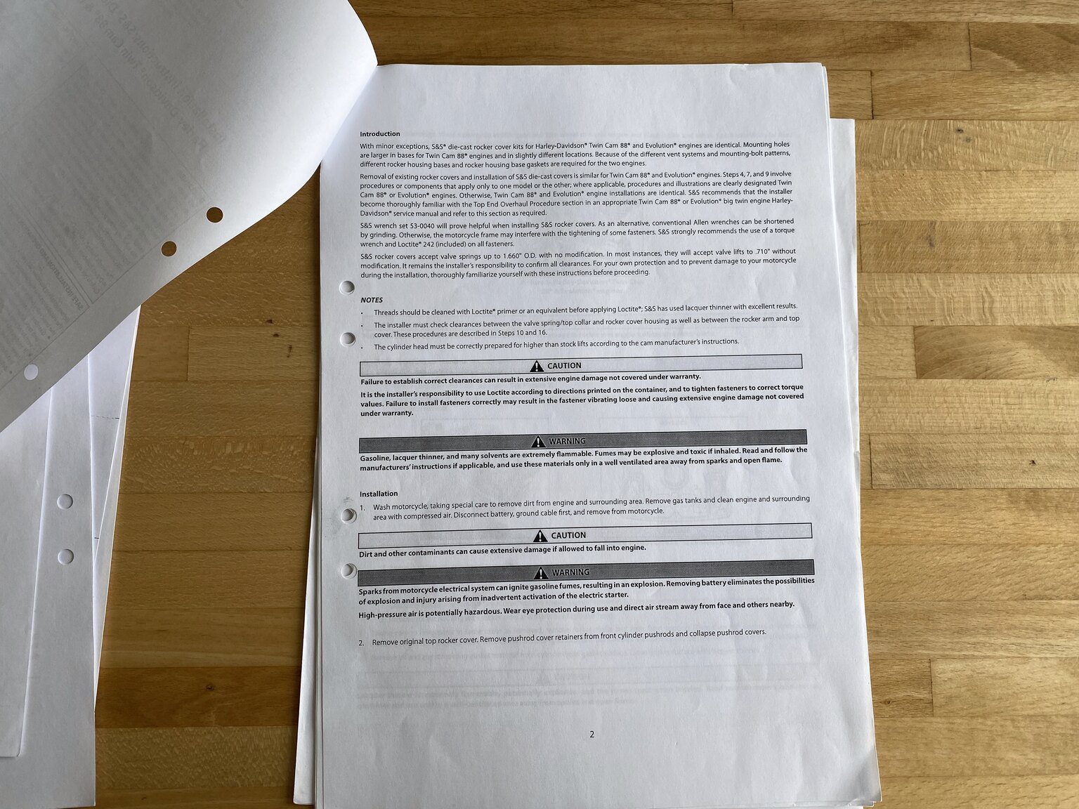 Dokumentation för 2014 Harley Davidson Custom