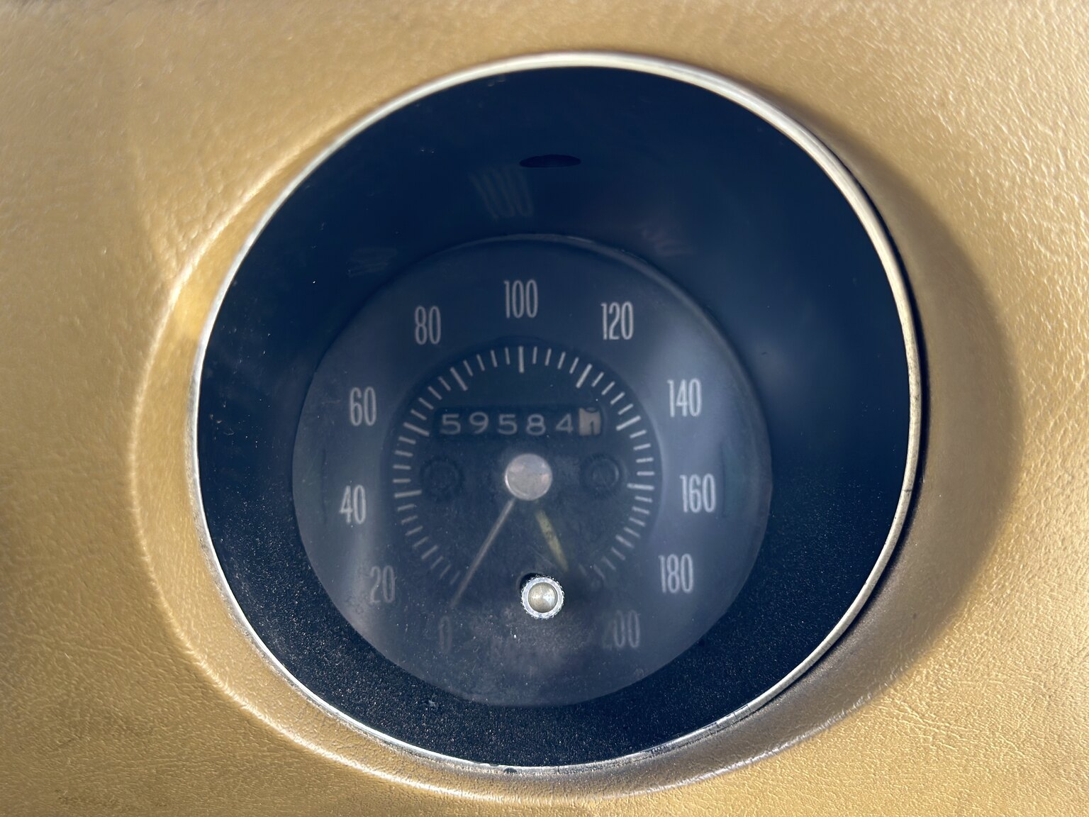 Interiörbild 1969 Pontiac GTO 406cid 