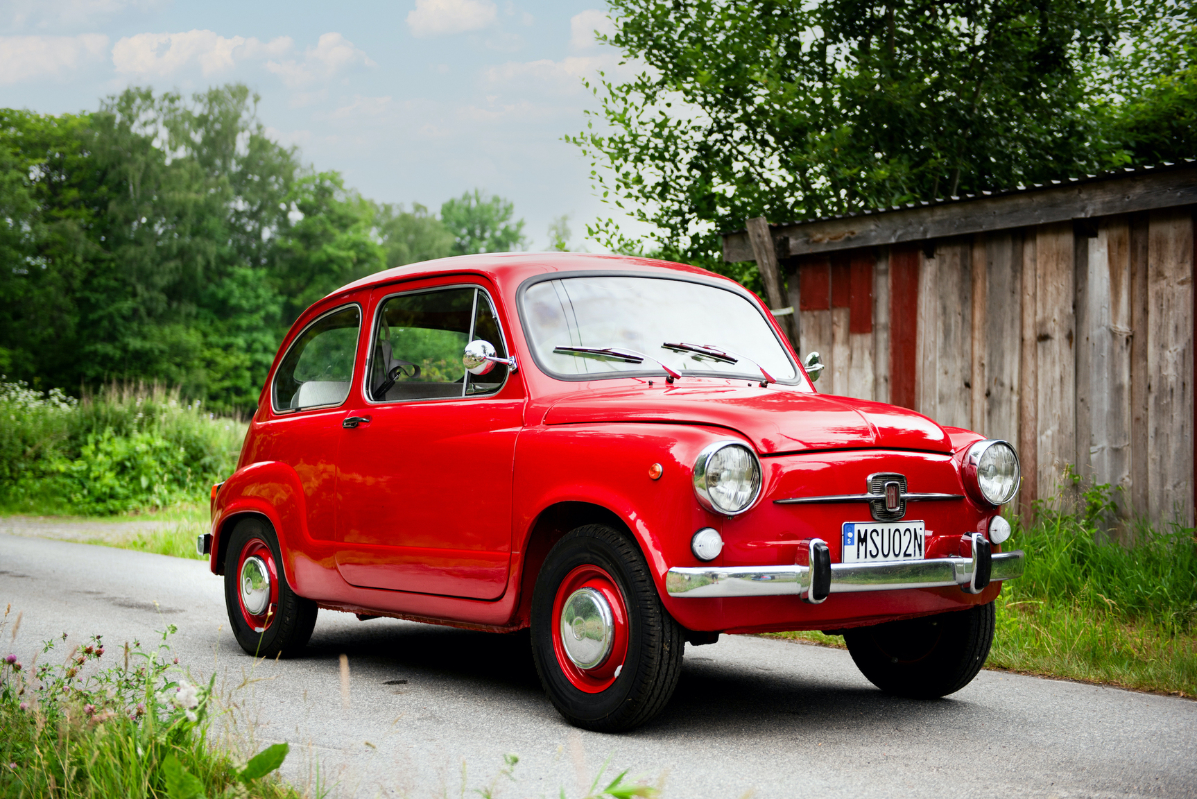 Exteriörbild på 1968 Fiat 600D
