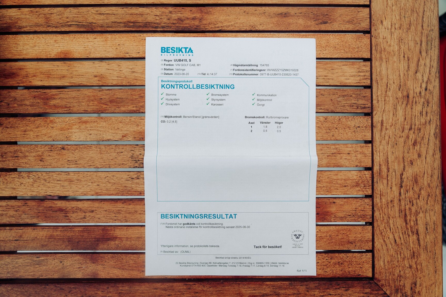 Documentation for 1991 VW Golf Cabriolet "Etienne Aigner Edition"