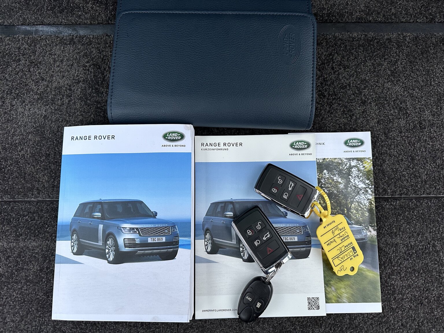 Dokumentation för 2019 Range Rover Vouge Autobiography SDV8