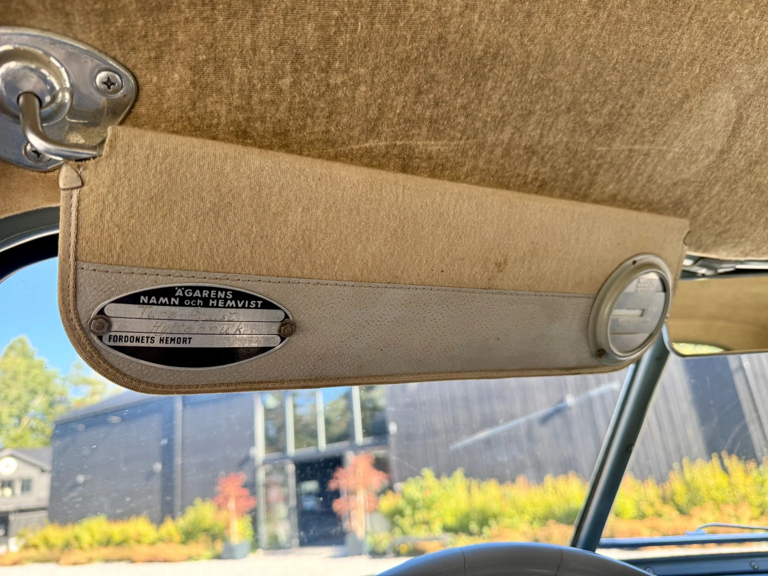 Innenraumfoto von 1953 Volvo PV444E (26)