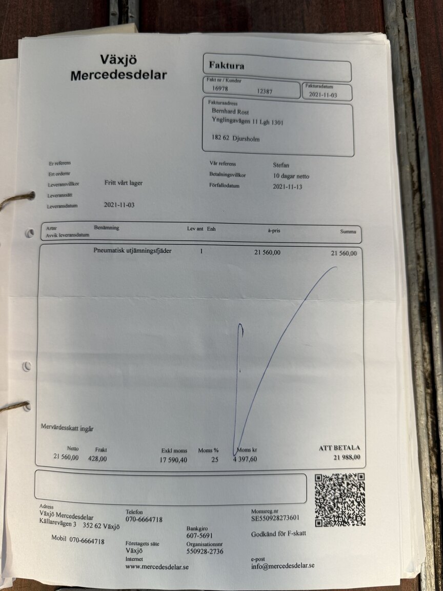 Documentation for 1967 Mercedes-Benz 230 Safari