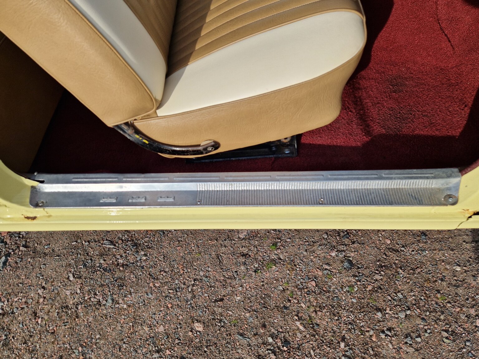 Interiörbild 1961 Chrysler Windsor Coupé