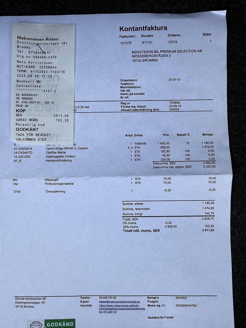Documentation for 2000 Mercedes-Benz CLK 55 AMG Coupé