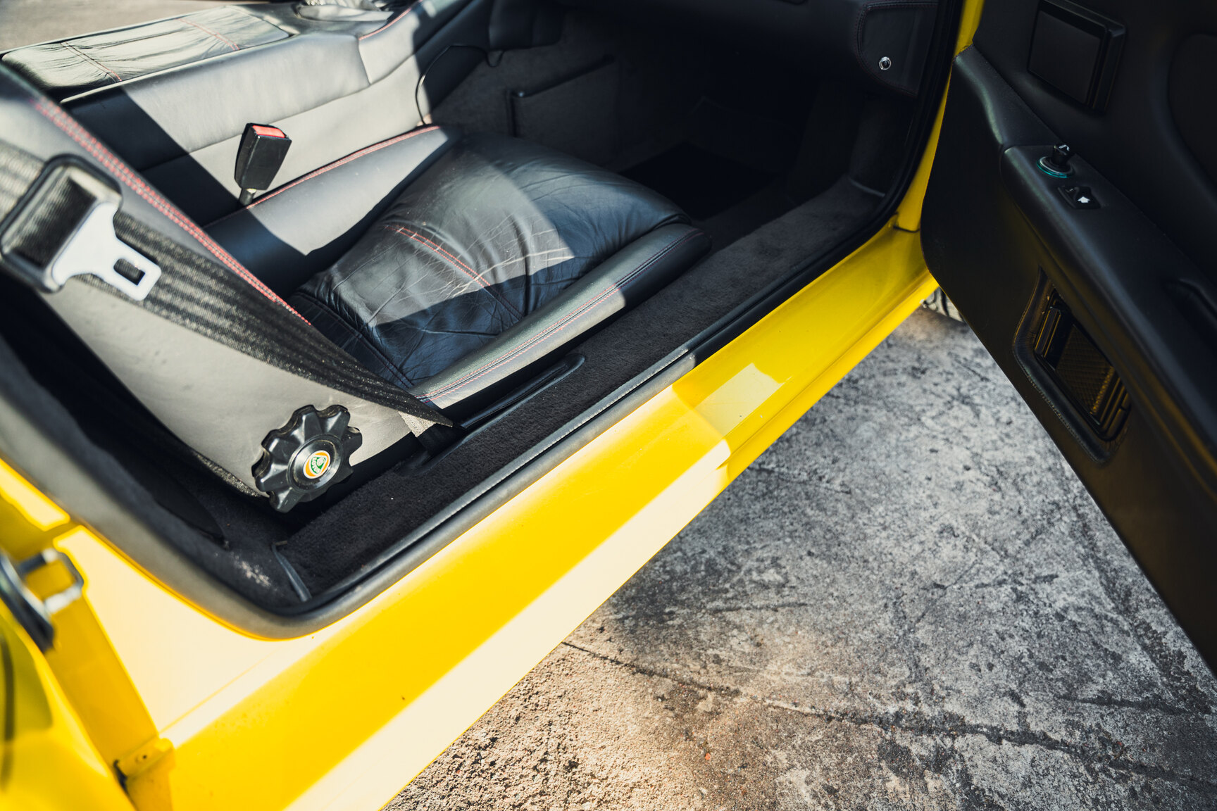 Interiörbild 1989 Lotus Esprit Turbo SE