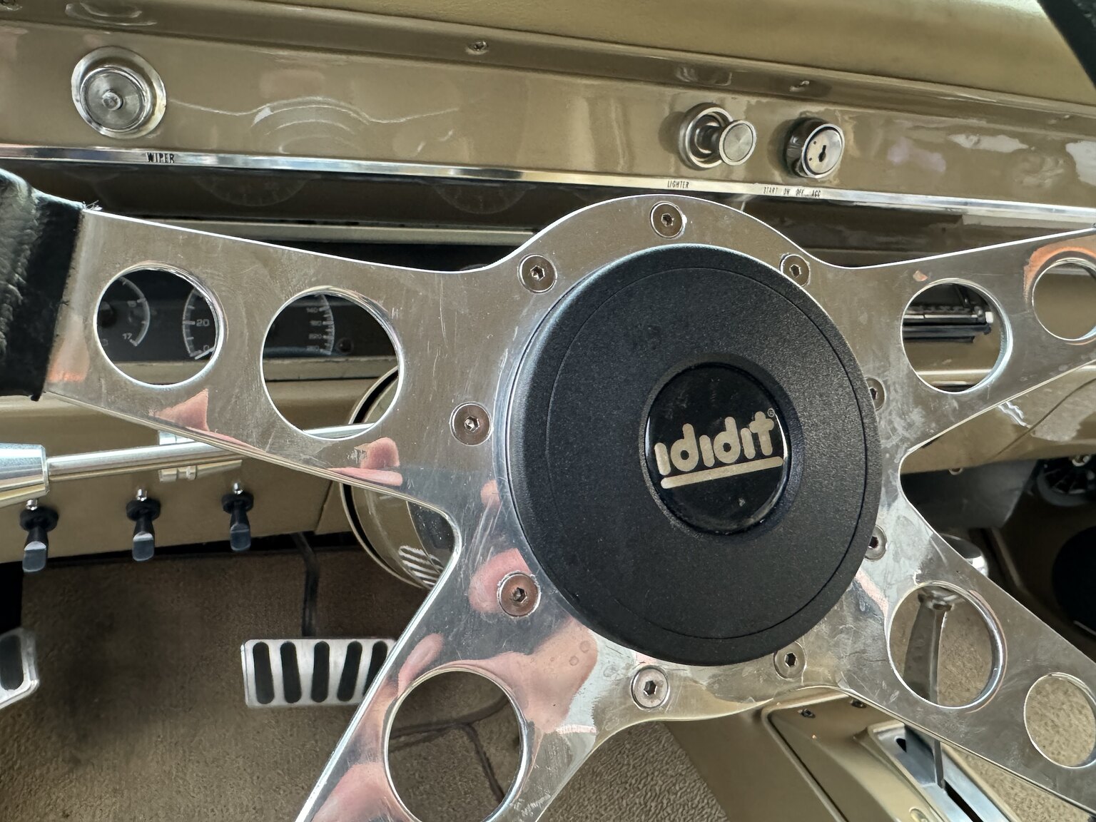 Interiörbild 1966 Chevrolet Chevelle Pro-touring