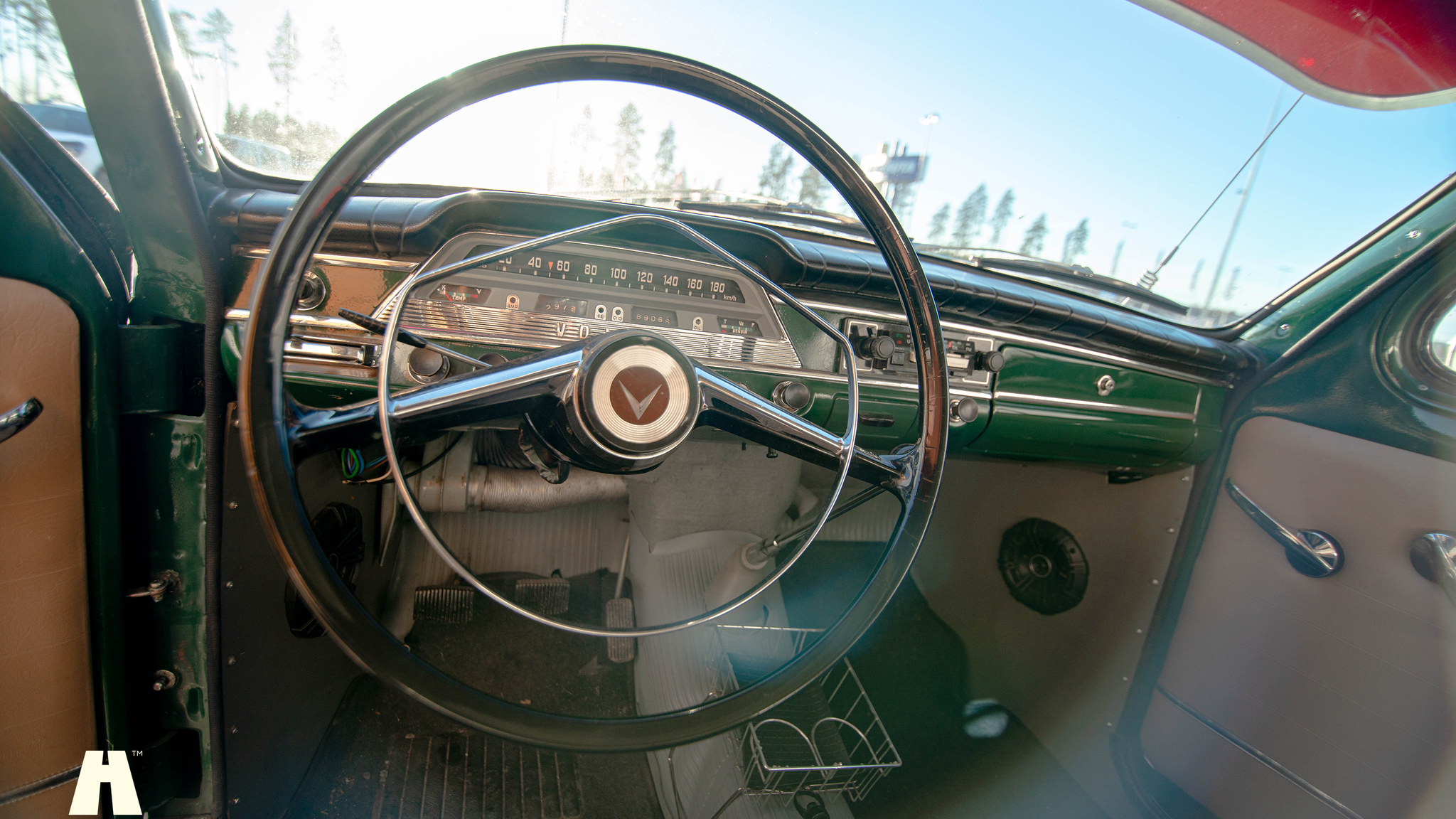 Interiörbild 1961 Volvo PV 544 Sport