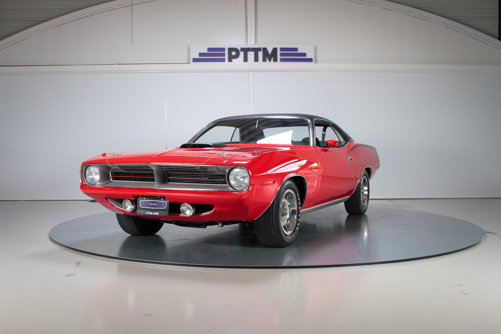 Exteriörbild på 1970 Plymouth Hemi Cuda