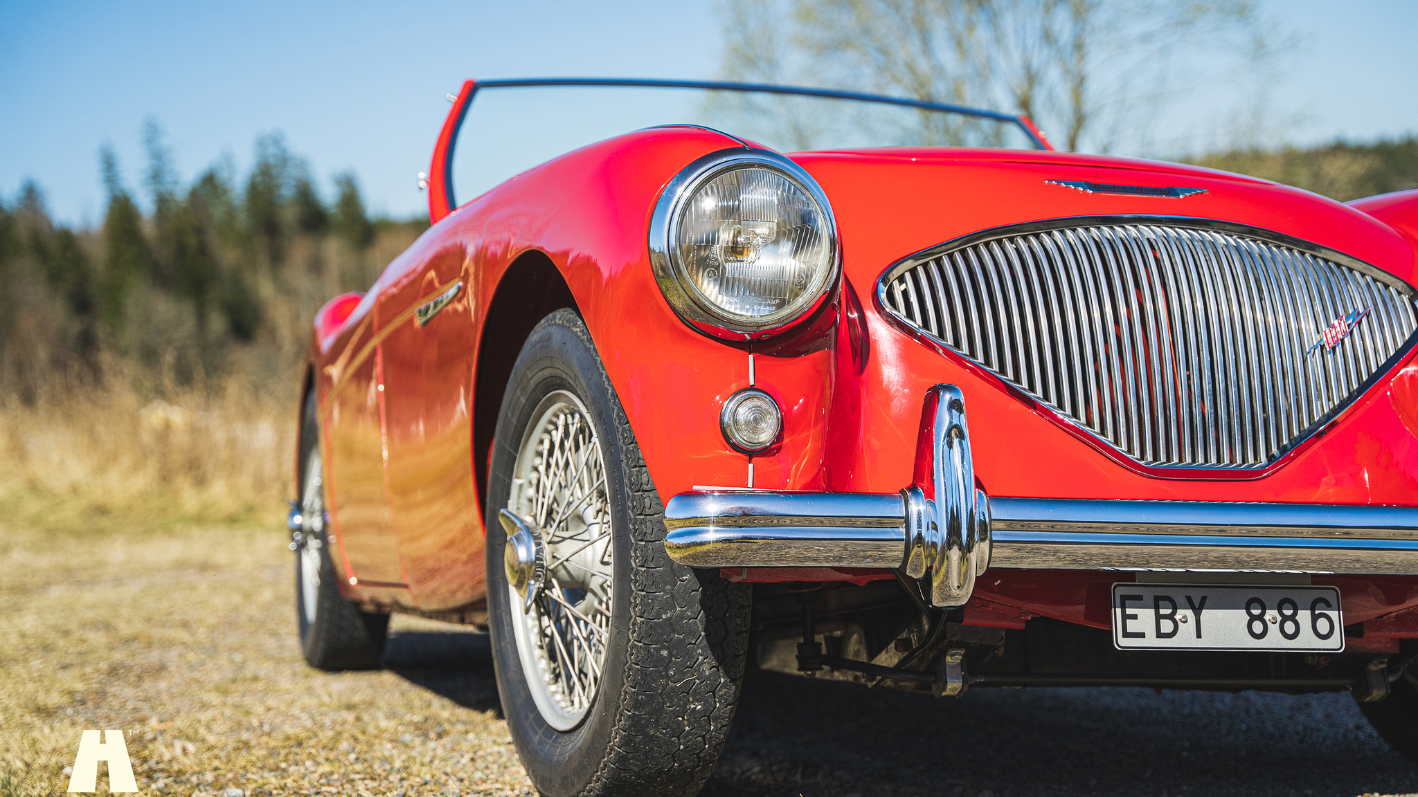 Exteriörbild på 1954 Austin Healey 100 BN1 (9)