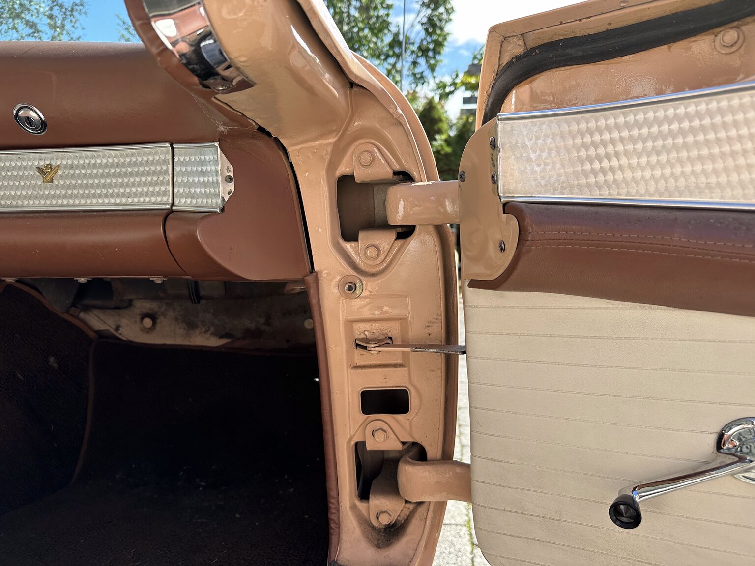 Interiörbild 1956 Ford Thunderbird Convertible