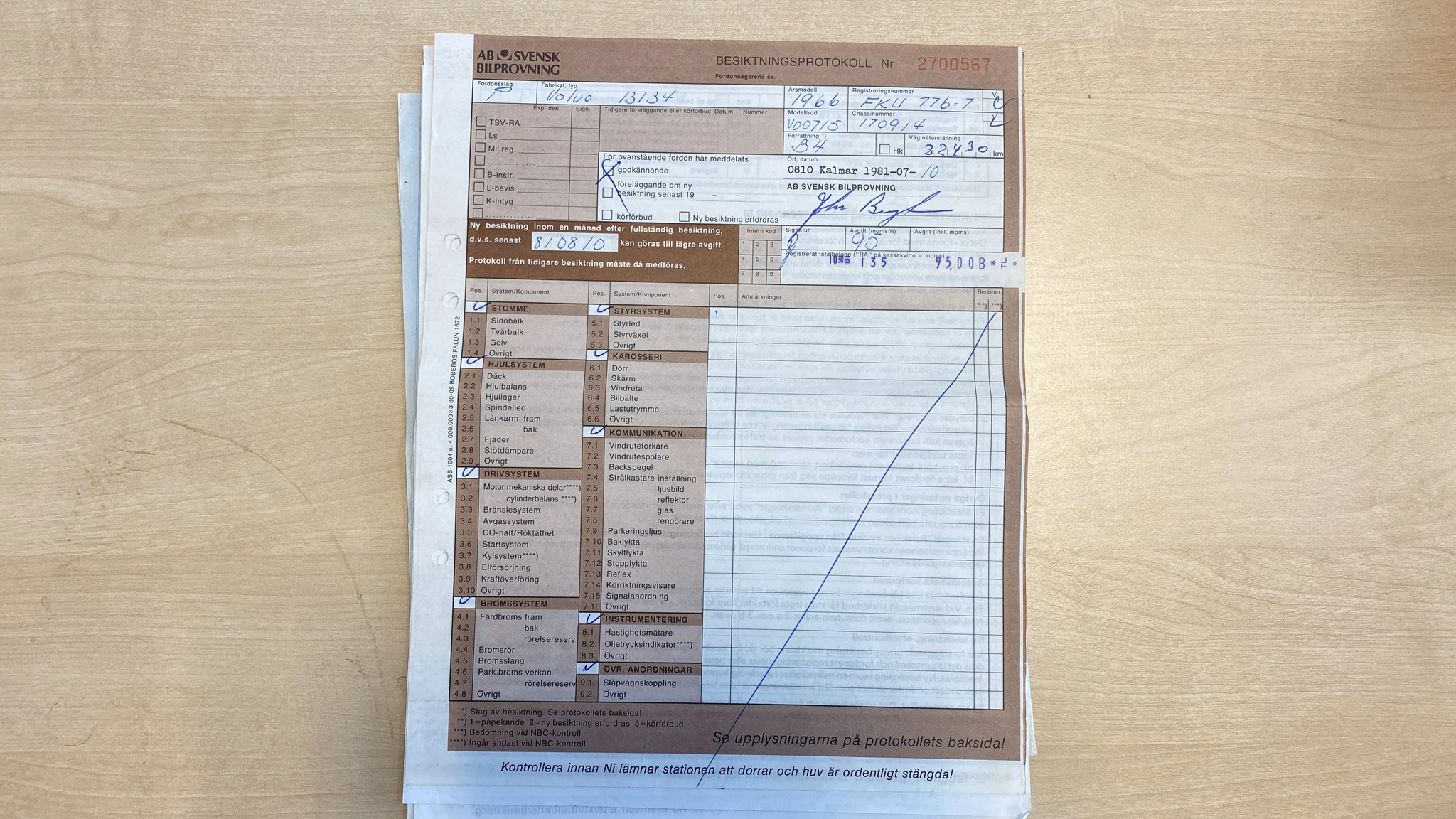 Documentation for 1966 Volvo Amazon (54)